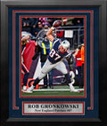 Rob Gronkowski Touchdown Spike New England Patriots 8" x 10" Framed Football Photo