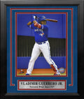 Vladimir Guerrero, Jr. At-Bat Toronto Blue Jays 8" x 10" Framed Baseball Photo