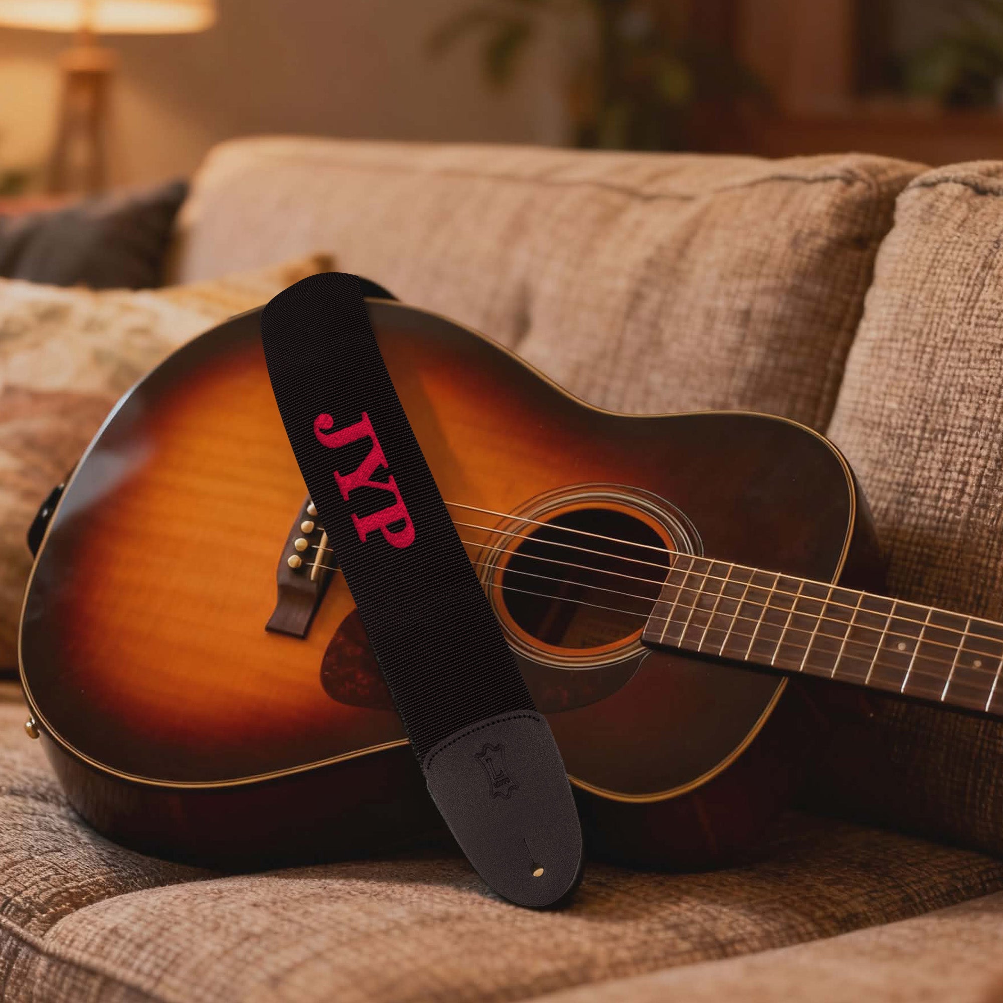 Personalized Guitar Strap for Bass, Electric & Acoustic Guitar