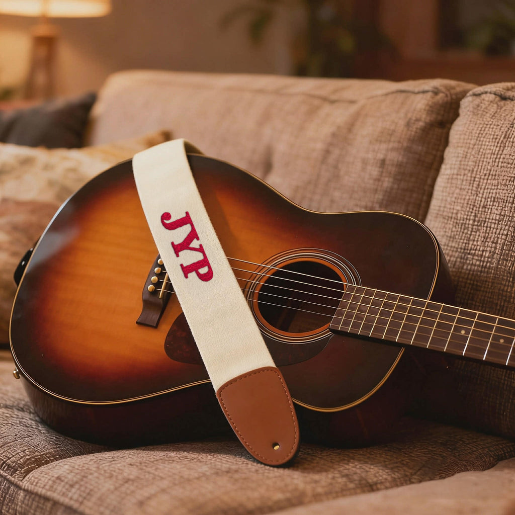 Personalized Guitar Strap for Bass, Electric & Acoustic Guitar