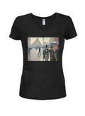 Gustave Caillebotte - Paris Street; Rainy Day Juniors V Neck T-Shirt