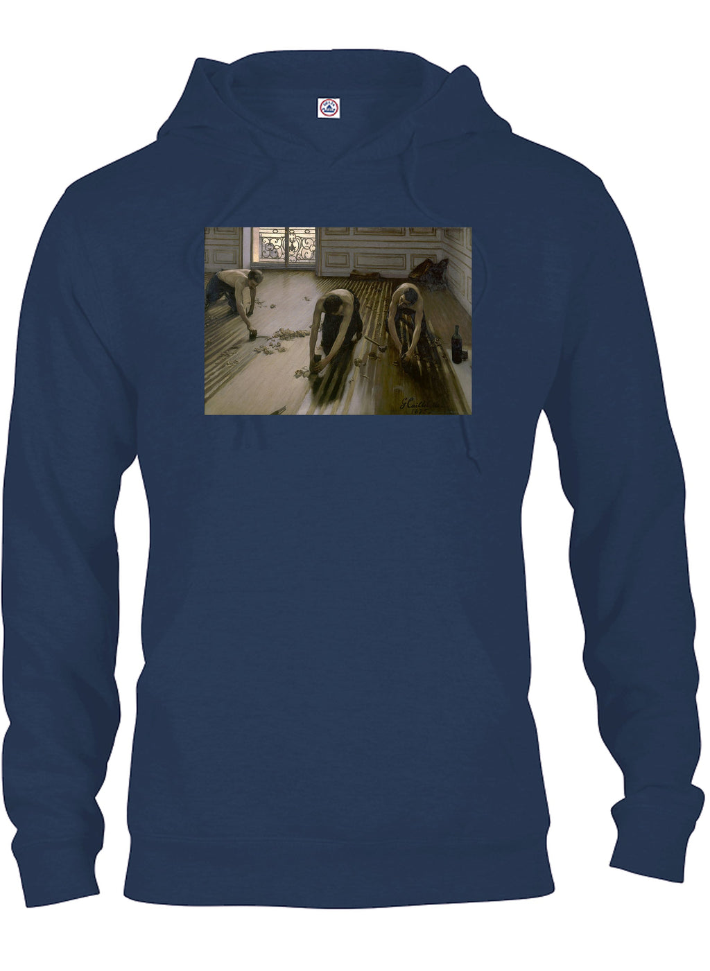 Gustave Caillebotte - The Parquet Planers (The Floor Scrapers) T-Shirt