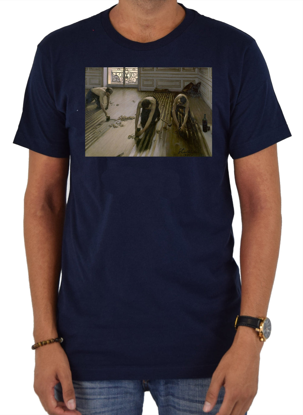Gustave Caillebotte - The Parquet Planers (The Floor Scrapers) T-Shirt