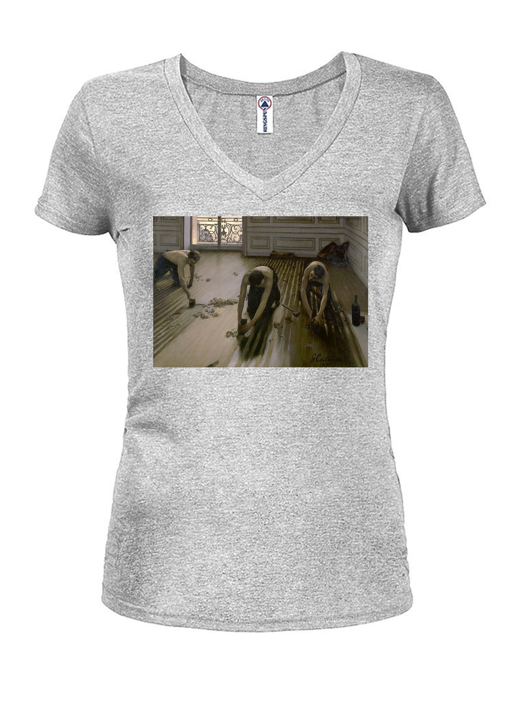 Gustave Caillebotte - The Parquet Planers (The Floor Scrapers) T-Shirt