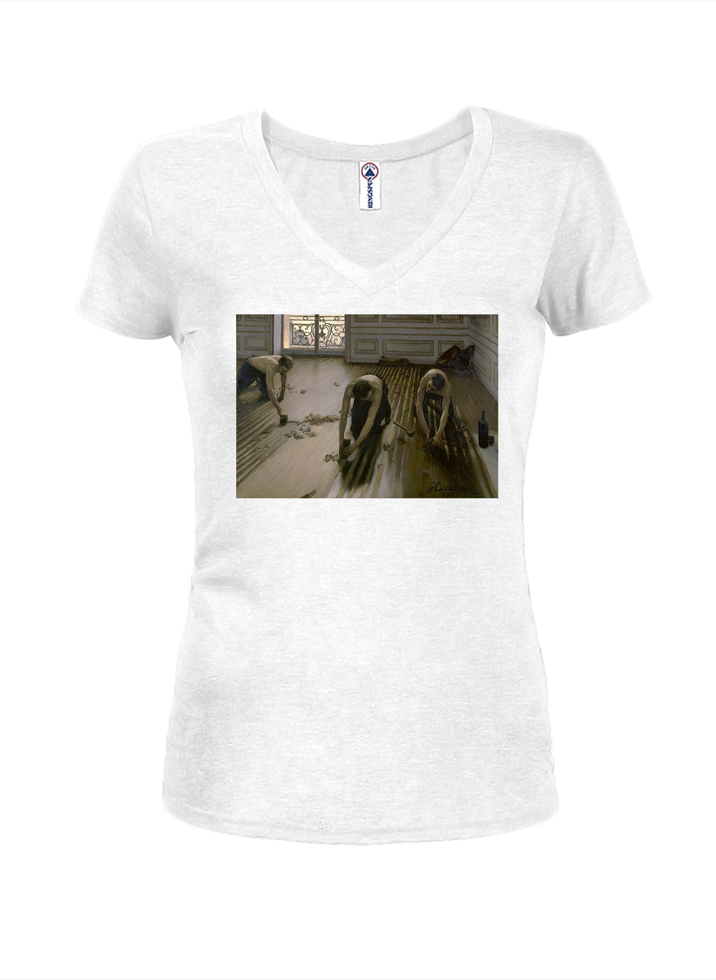 Gustave Caillebotte - The Parquet Planers (The Floor Scrapers) T-Shirt