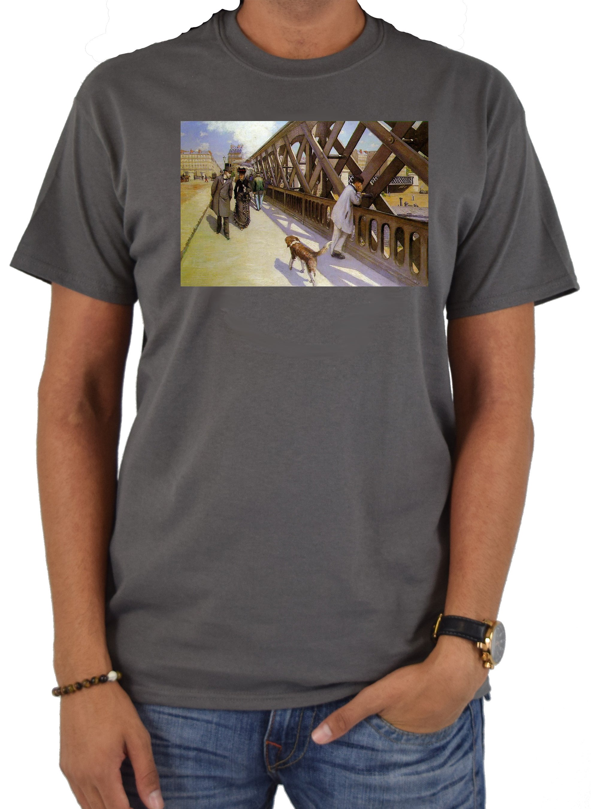 Gustave Caillebotte - The Pont de l'Europe T-Shirt