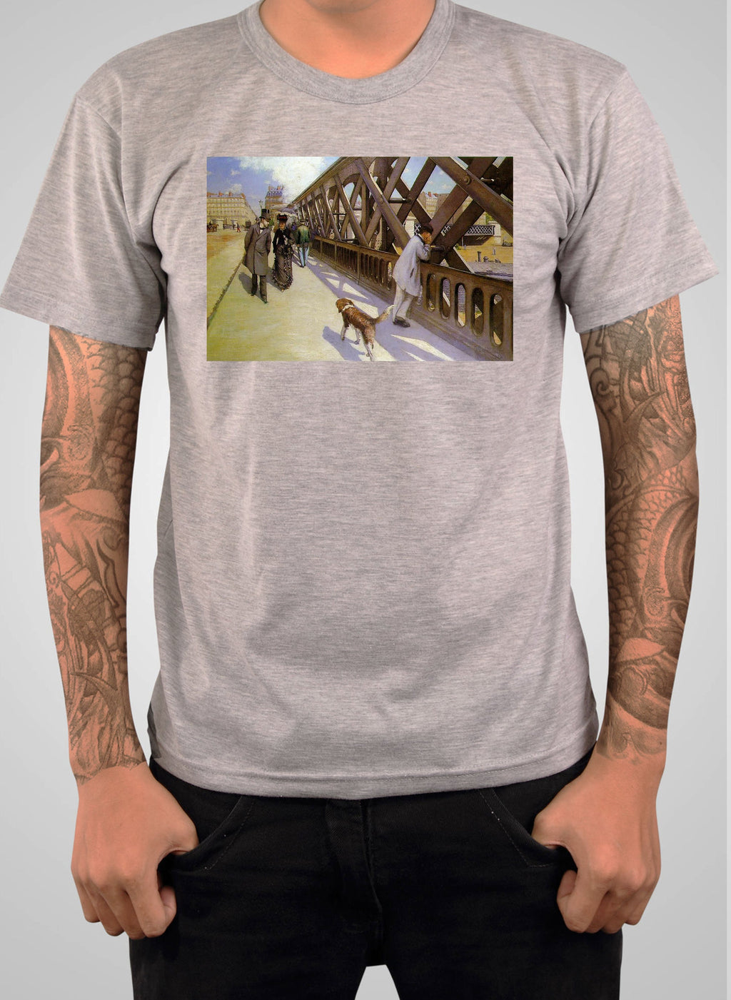 Gustave Caillebotte - The Pont de l'Europe T-Shirt
