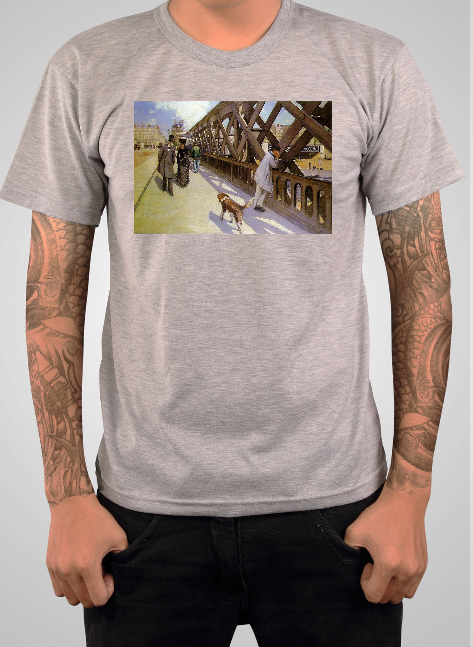 Gustave Caillebotte - The Pont de l'Europe T-Shirt