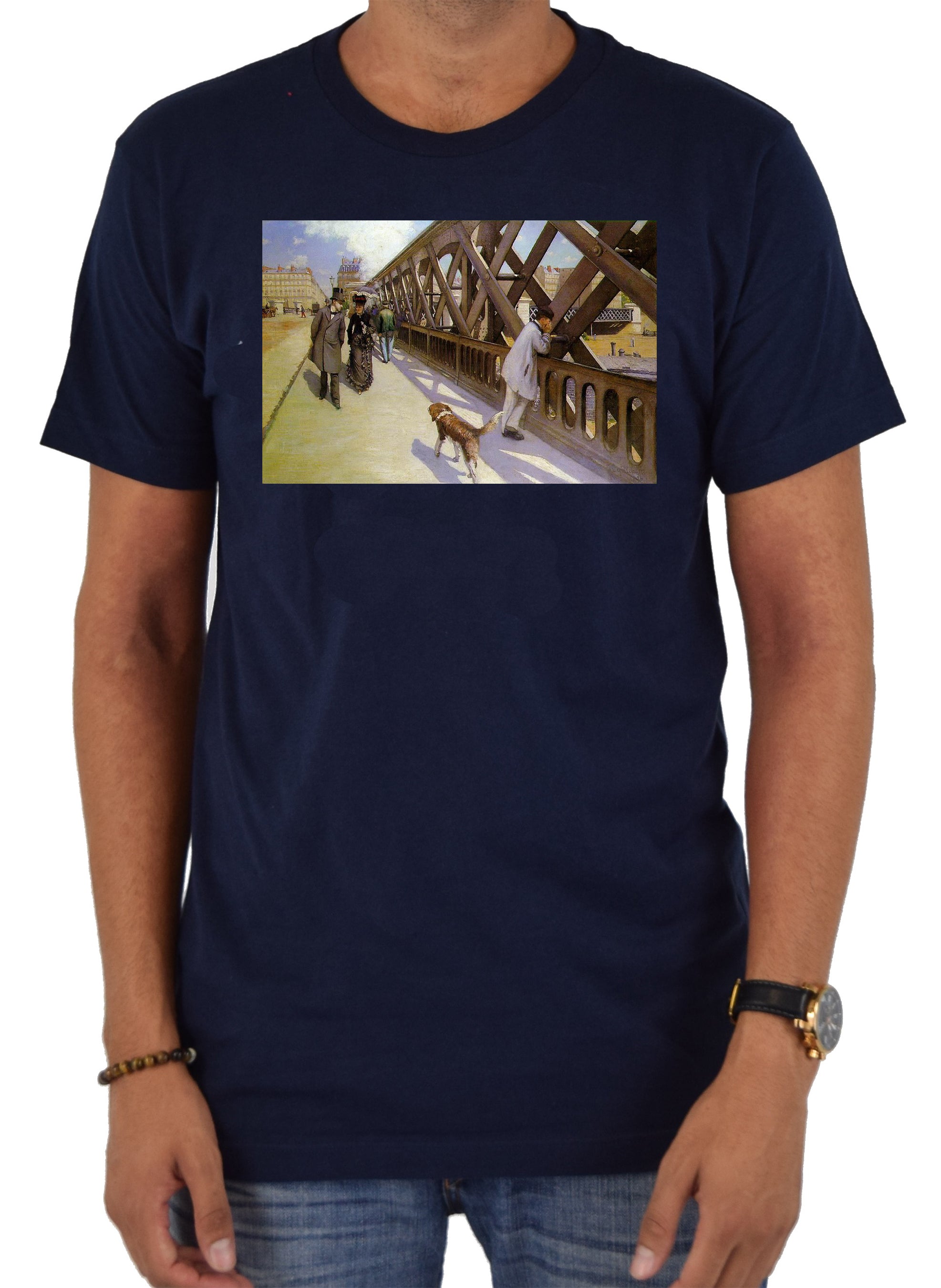 Gustave Caillebotte - The Pont de l'Europe T-Shirt