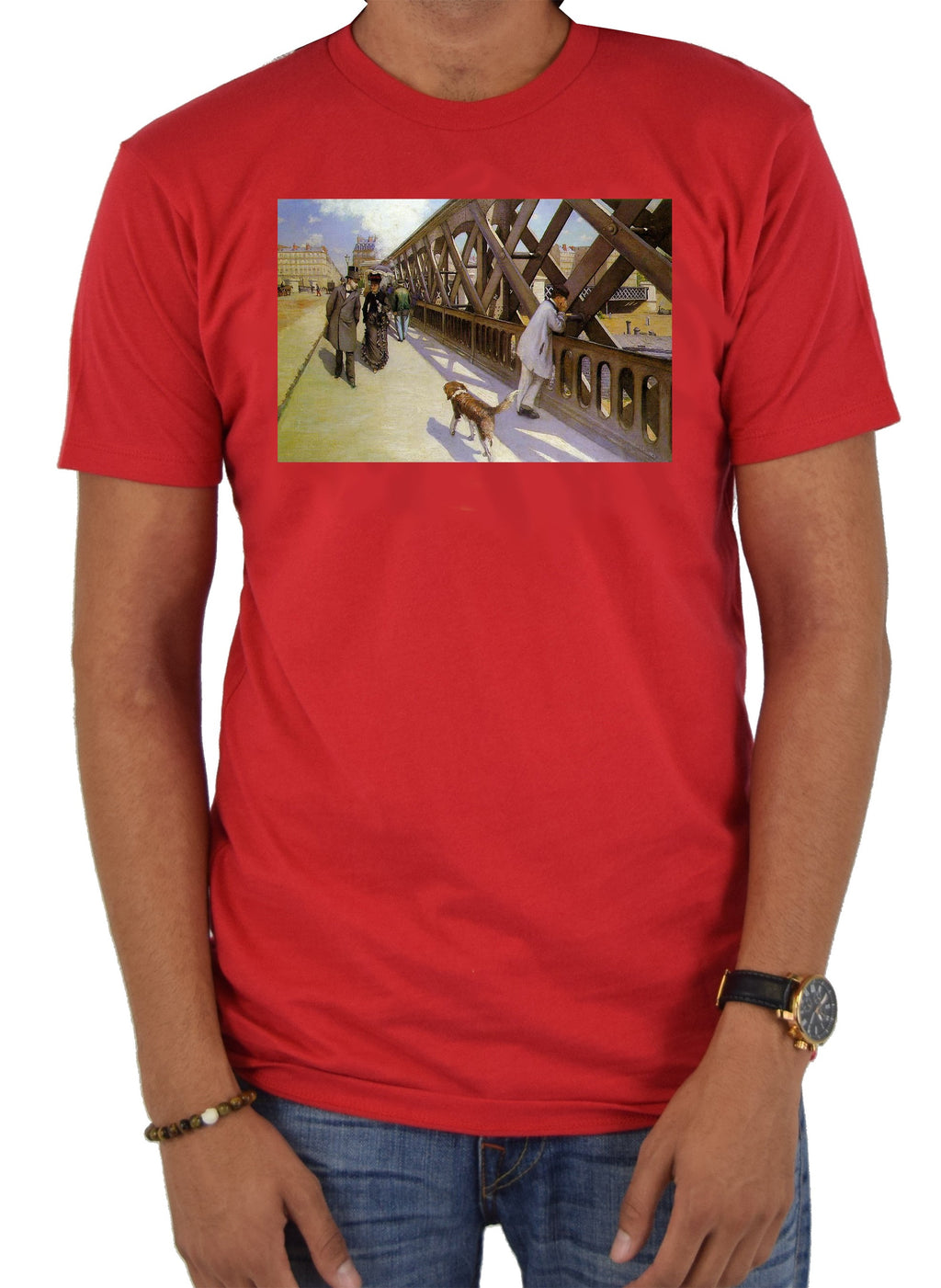 Gustave Caillebotte - The Pont de l'Europe T-Shirt