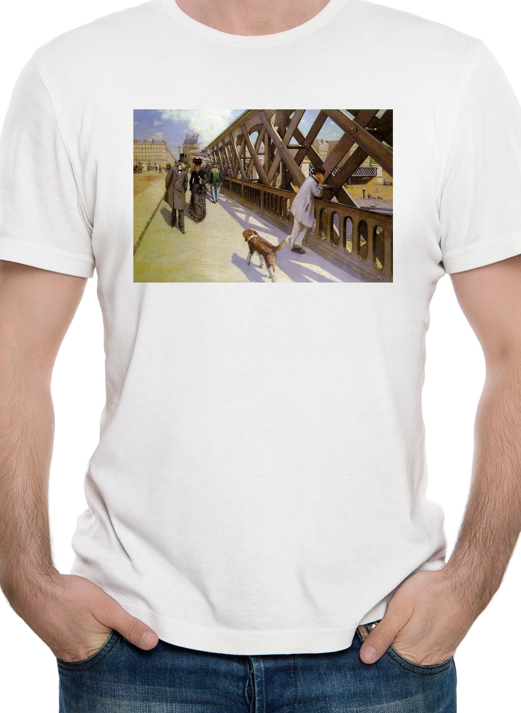 Gustave Caillebotte - The Pont de l'Europe T-Shirt