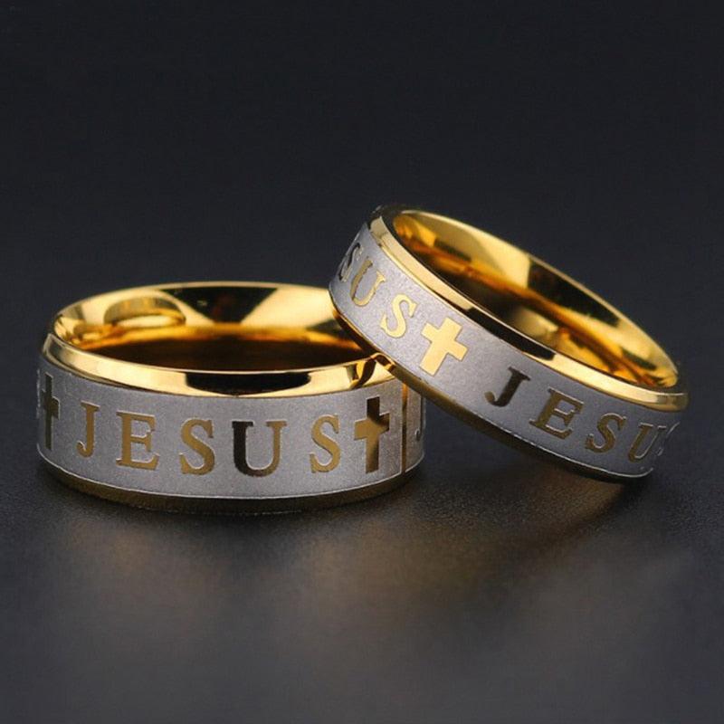 Unique Jesus Cross Ring