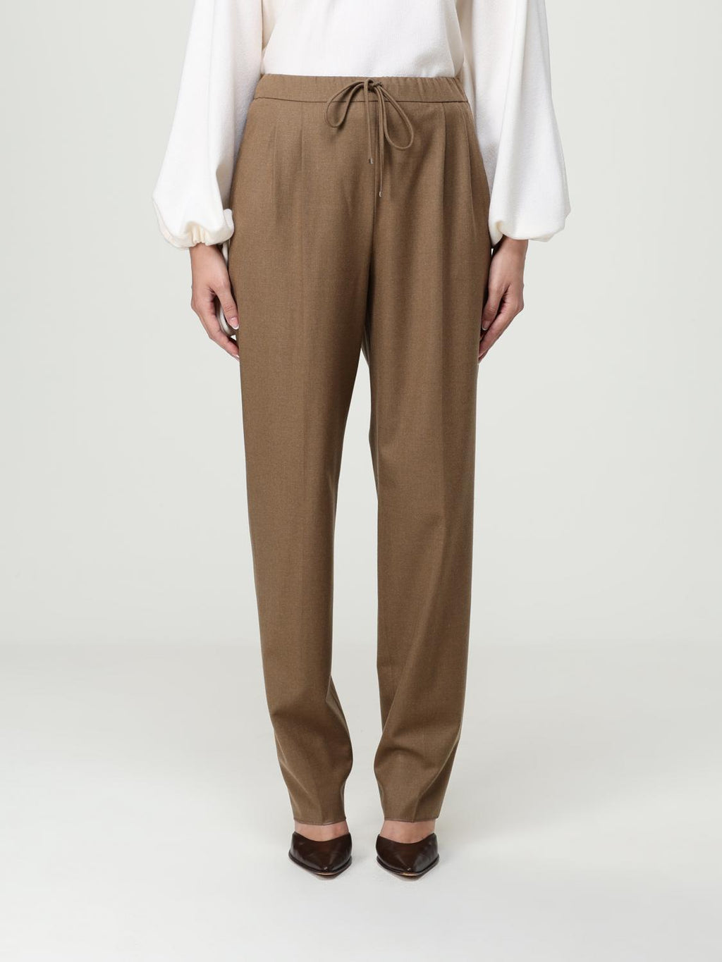 Max Mara Pants Woman Brown