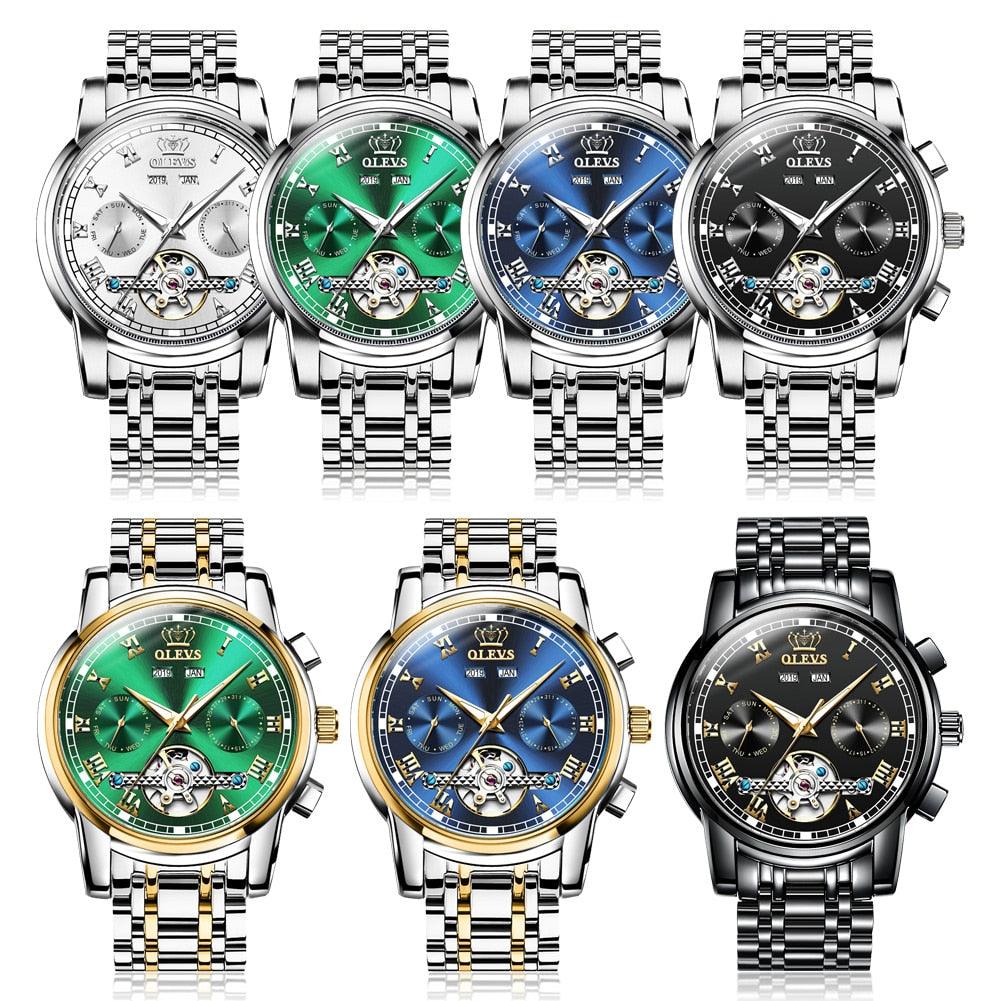 OLEVS Automatic Mechanical Men Watch