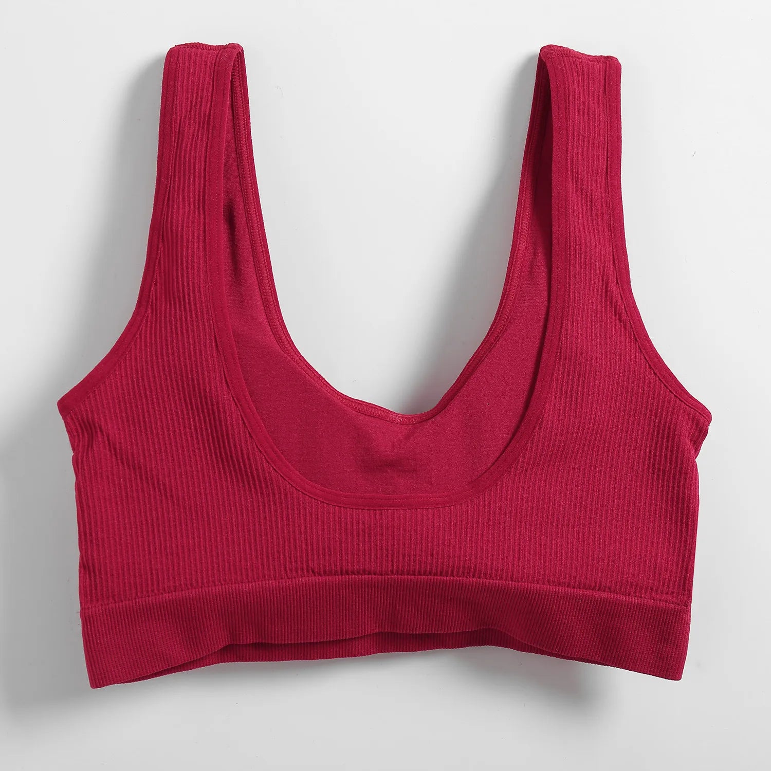 FINETOO Padded Tube Tops Sexy Crop Top Seamless Underwear U-Back Wrapped Chest Streetwear Female Fitness Tops Tank Lingerie 2020