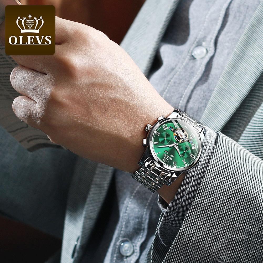 OLEVS Automatic Mechanical Men Watch
