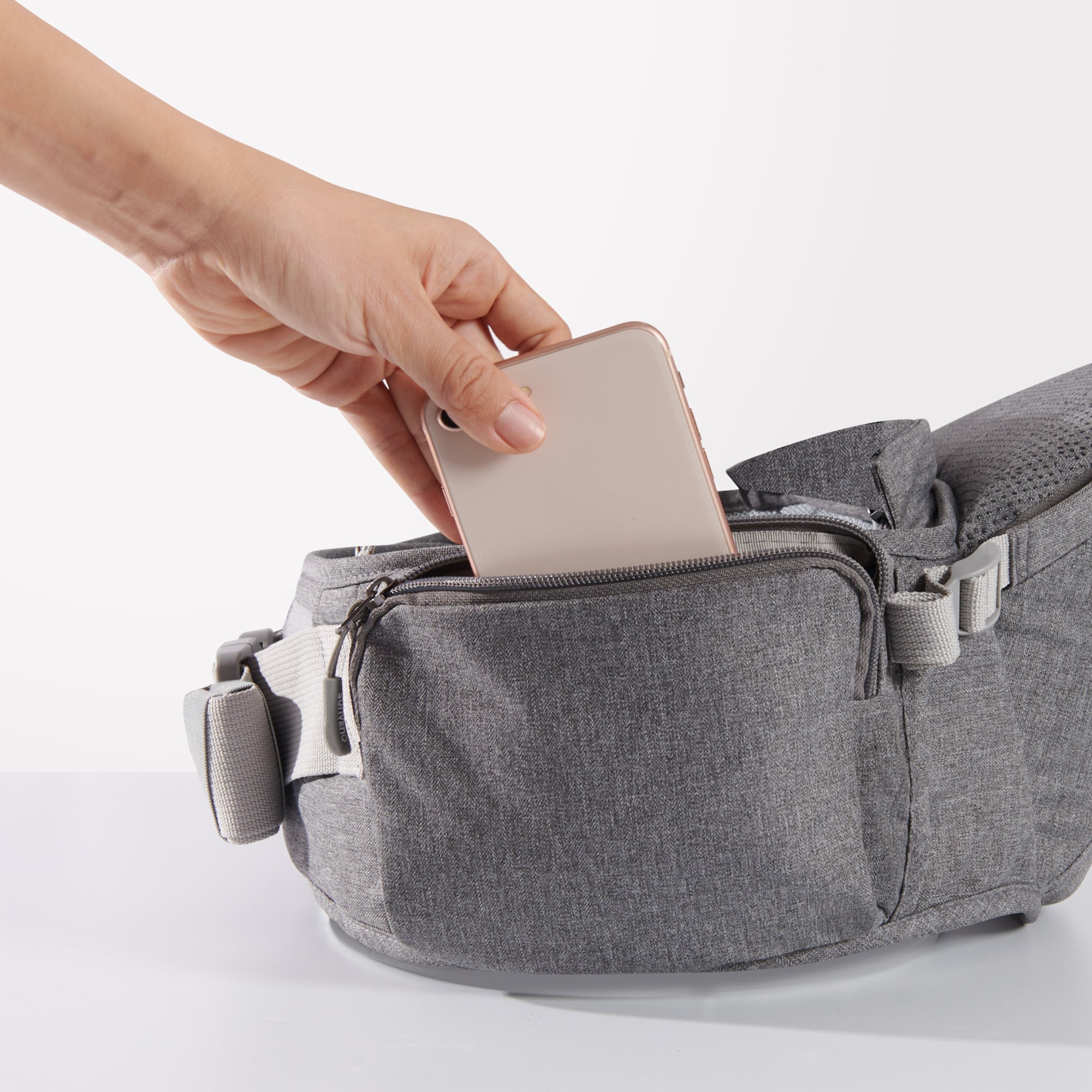One Shoulder Baby Carrier Grey