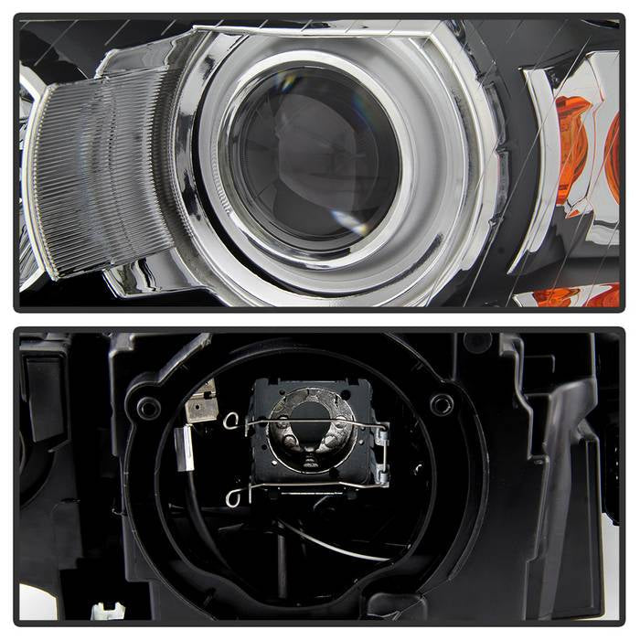 SPYDER XTune 06-08 Audi A4/S4 Halo Xenon HID Models Driver side headlight HD-JH-AA406-HID-L 9045714