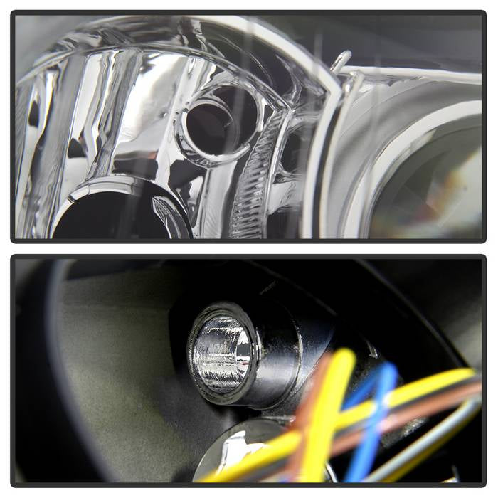 SPYDER XTune 06-08 Audi A4/S4 Halo Xenon HID Models Driver side headlight HD-JH-AA406-HID-L 9045714