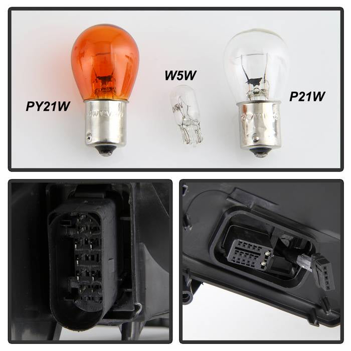 SPYDER XTune 06-08 Audi A4/S4 Halo Xenon HID Models Driver side headlight HD-JH-AA406-HID-L 9045714