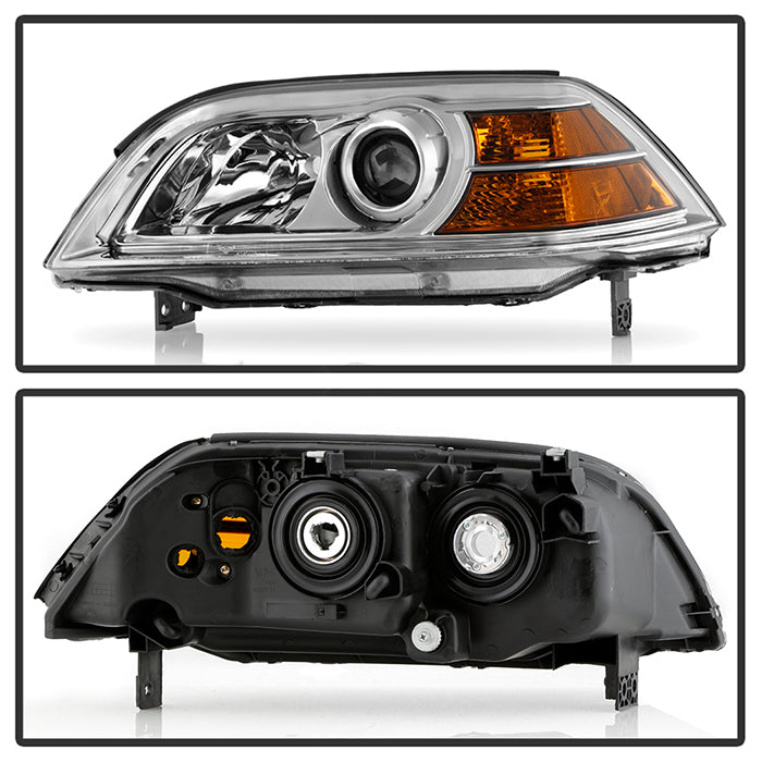 SPYDER Xtune Acura Mdx 2004-2006 Crystal Headlights Chrome HD-JH-AMDX04-AM-C 9026201