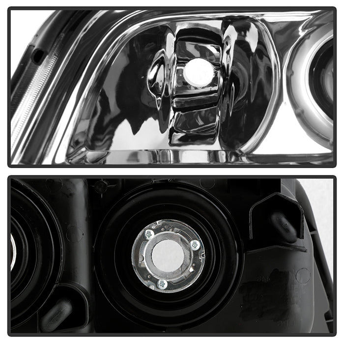 SPYDER Xtune Acura Mdx 2004-2006 Crystal Headlights Chrome HD-JH-AMDX04-AM-C 9026201