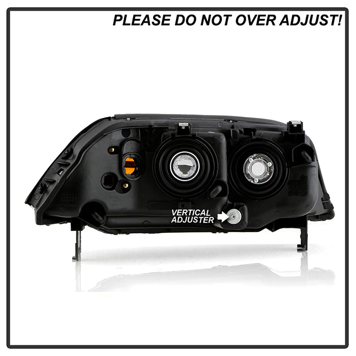 SPYDER Xtune Acura Mdx 2004-2006 Crystal Headlights Chrome HD-JH-AMDX04-AM-C 9026201