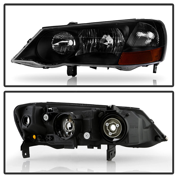 SPYDER xTune Acura TL 2002-2003 HID Model Only OEM Style headlights - Black HD-JH-ATL02-HID-BK 9036347