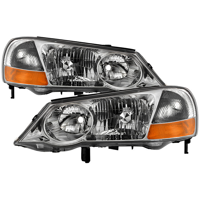SPYDER Xtune Acura Tl 2002-2003 Hid Model Only OEM Style Headlights Chrome HD-JH-ATL02-HID-C 9029523