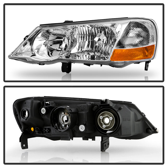 SPYDER Xtune Acura Tl 2002-2003 Hid Model Only OEM Style Headlights Chrome HD-JH-ATL02-HID-C 9029523