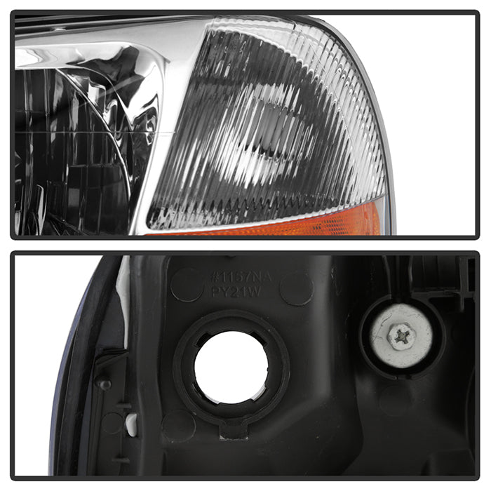 SPYDER Xtune Acura Tl 2002-2003 Hid Model Only OEM Style Headlights Chrome HD-JH-ATL02-HID-C 9029523