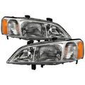 SPYDER Xtune Acura Tl 1999-2001 OEM Style Headlights Chrome HD-JH-ATL99-AM-C 9029530