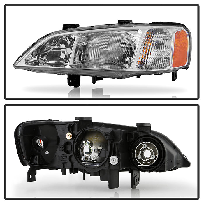 SPYDER Xtune Acura Tl 1999-2001 OEM Style Headlights Chrome HD-JH-ATL99-AM-C 9029530