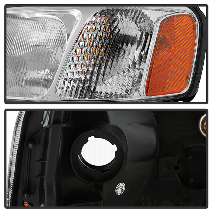SPYDER Xtune Acura Tl 1999-2001 OEM Style Headlights Chrome HD-JH-ATL99-AM-C 9029530