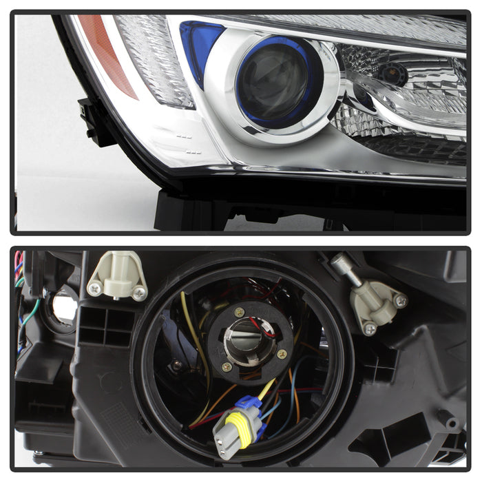 SPYDER xTune 14-16 Buick LaCrosse Halogen LED Headlights - OEM Right HD-JH-BLAC14-OE-R 9937132