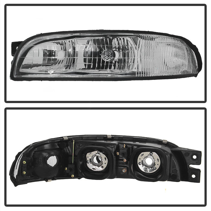 SPYDER xTune Buick LeSabre 1997-1999 OEM Style Headlights - Chrome HD-JH-BLE97-AM-C 9035074