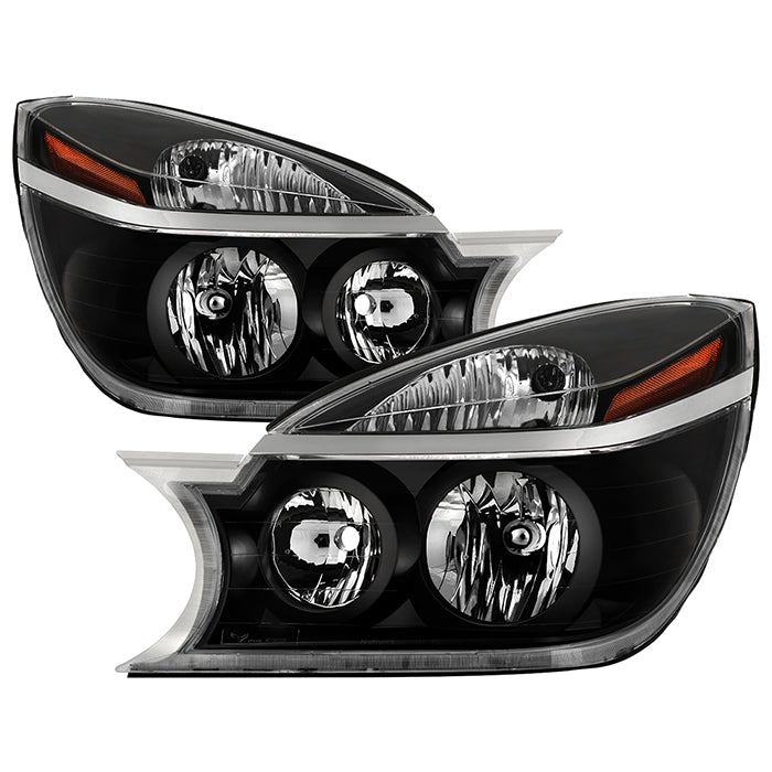SPYDER Xtune Buick RendezvoUS 04-05 Crystal Headlights Black HD-JH-BRE04-AM-BK 9023774