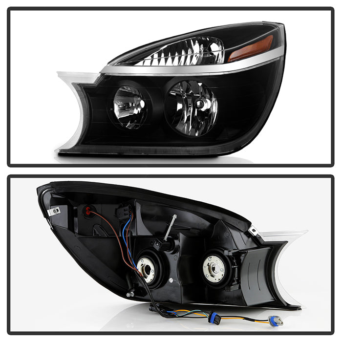 SPYDER Xtune Buick RendezvoUS 04-05 Crystal Headlights Black HD-JH-BRE04-AM-BK 9023774