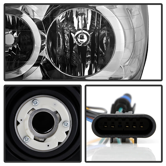 SPYDER Xtune Buick RendezvoUS 04-05 Crystal Headlights Chrome HD-JH-BRE04-AM-C 9023781
