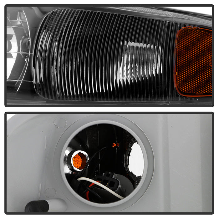 SPYDER Xtune Buick Century 97-05 Regal 97-04 Crystal Headlights Black HD-JH-BUCEN97-AM-BK 9025235