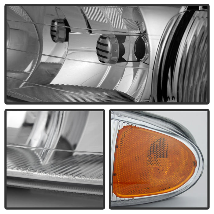 SPYDER Xtune Buick Century 97-05 Regal 97-04 Crystal Headlights Chrome HD-JH-BUCEN97-AM-C 9025242