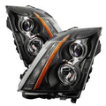 SPYDER Xtune Cadillac Cts 08-12 / CTS-V 09-12 Halogen Onlyprojector Headlights Black HD-JH-CACTS08-AM-BK 9027239