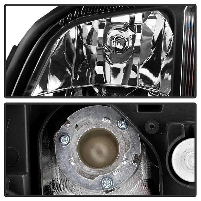 SPYDER Xtune Cadillac Deville 2000-2005 Crystal Headlights Black HD-JH-CADDEV00-AM-BK 5079824