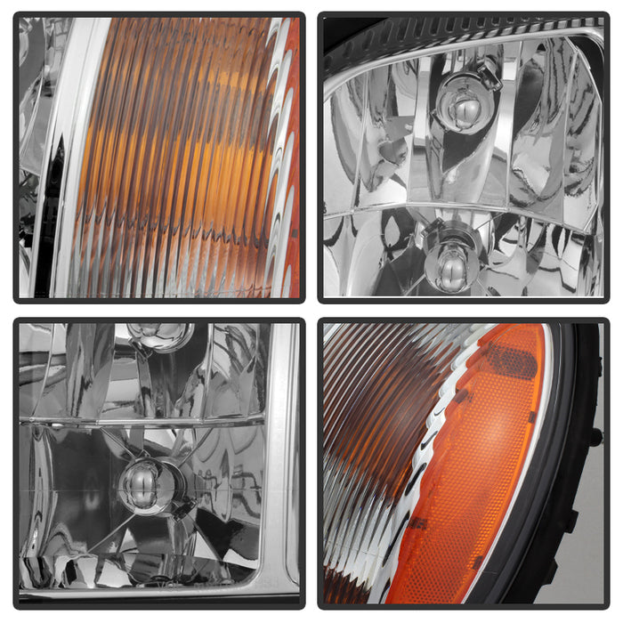 SPYDER Xtune Cadillac Deville 2000-2003 Crystal Headlights Left HD-JH-CADDEV00-OEM-L 5079831