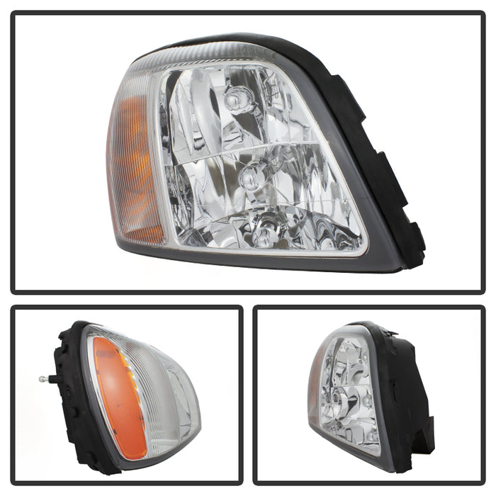 SPYDER Xtune Cadillac Deville 2000-2003 Crystal Headlights Right HD-JH-CADDEV00-OEM-R 5079848