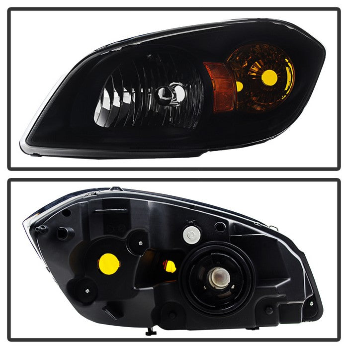 SPYDER Xtune Chevy Cobalt 05-10 Crystal Headlights Black Smoked HD-JH-CCOB05-AM-BSM 9030390