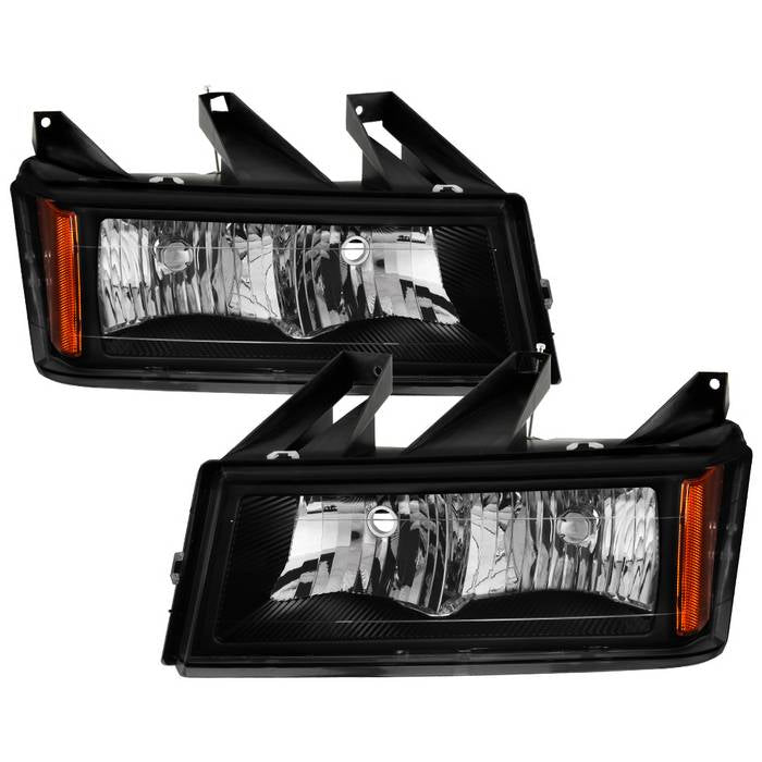 SPYDER xTune Chevrolet Colorado 04-12 Headlights Black - OEM Style HD-JH-CCOL04-OE-BK 9040177