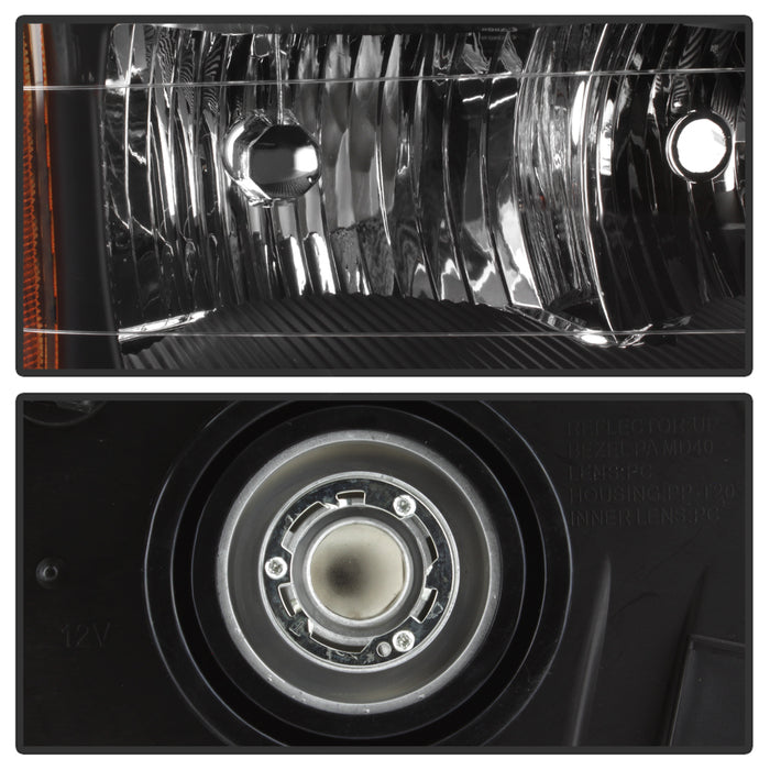 SPYDER xTune Chevrolet Colorado 04-12 Headlights Black - OEM Style HD-JH-CCOL04-OE-BK 9040177