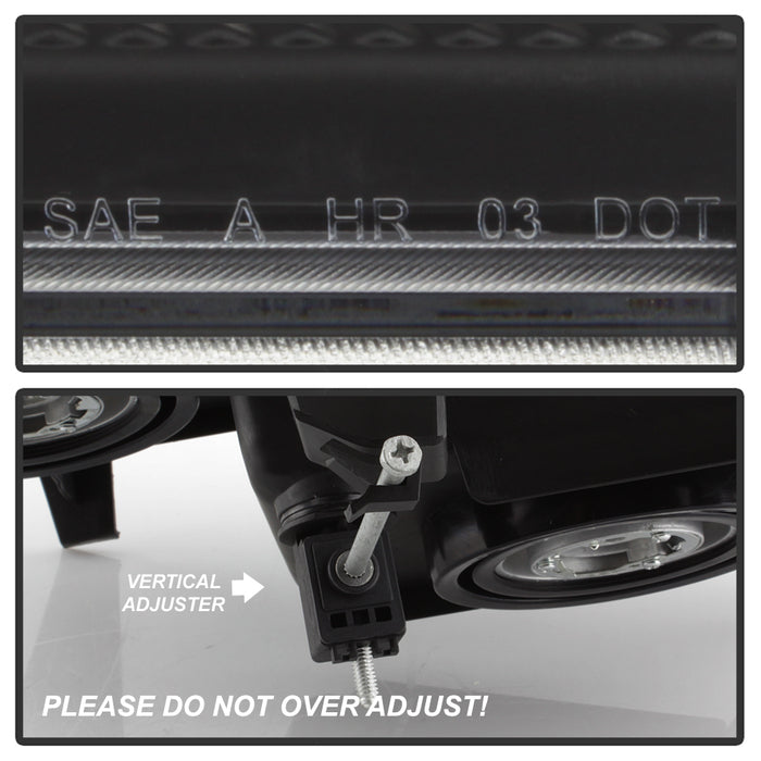 SPYDER Xtune Chevy Colorado 04-12 OEM Headlights w/ Bumper Lights Black HD-JH-CCOL04-SET-BK 9032110