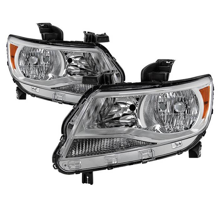 SPYDER xTune 15-17 Chevrolet Colorado OEM Style Halogen Headlights - Chrome (HD-JH-CCOL15-AM-C) 9044069